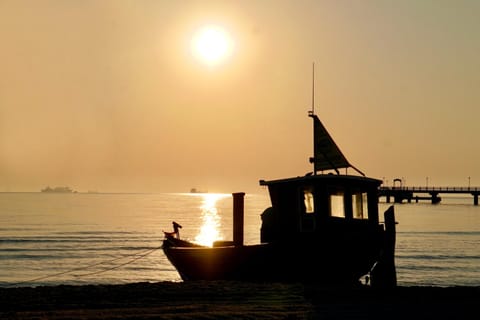 Natural landscape, Beach, Sea view, Sunrise