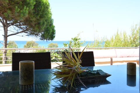 Patio, Beach, Sea view