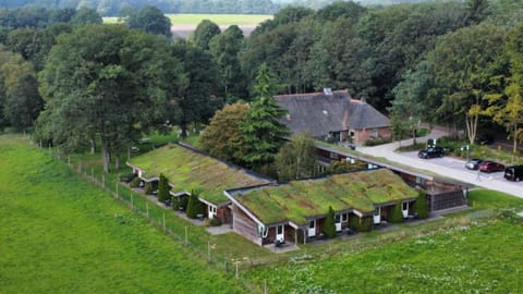 Property building, Natural landscape, Bird's eye view