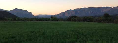 Natural landscape, Mountain view, Sunset