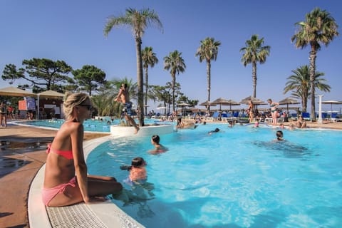 People, Pool view, Swimming pool, children, sunbed