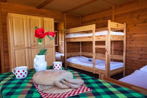 Photo of the whole room, bunk bed