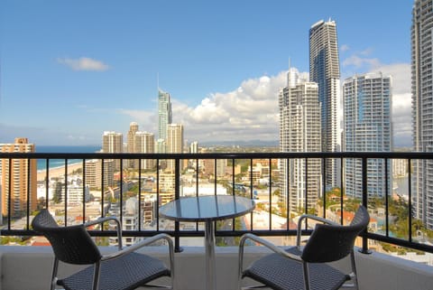 View (from property/room), Balcony/Terrace, City view