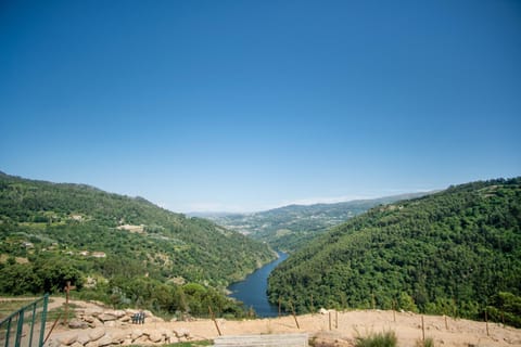 Day, Natural landscape, Mountain view, River view