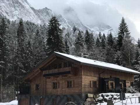 Property building, Winter, Mountain view