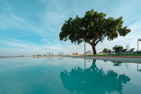 Pool view, Swimming pool, Sunset