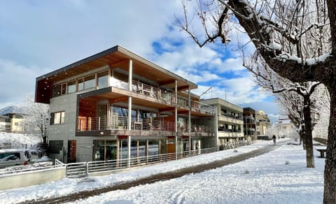 Property building, Neighbourhood, Winter