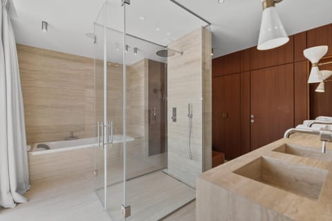 Shower, Bathroom, Bath, towels