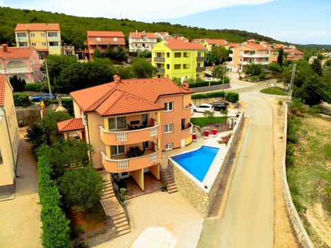 Facade/entrance, Bird's eye view, Summer, On site, Pool view