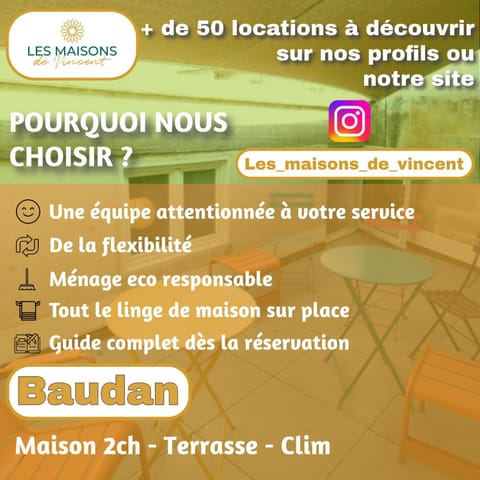 Baudan - Clim - Terrasse House in Arles