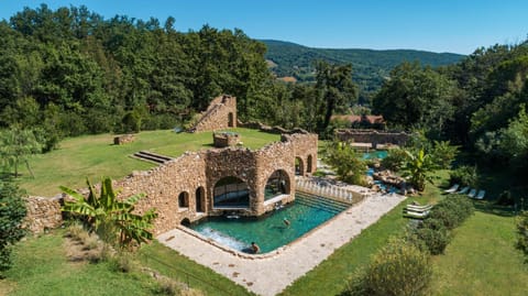 Bird's eye view, Hot Spring Bath, Open Air Bath
