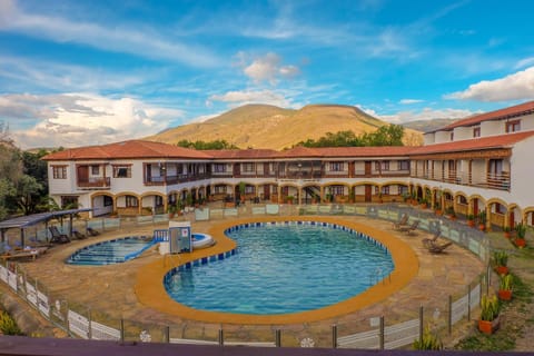 Facade/entrance, Natural landscape, Garden view, Mountain view, Swimming pool