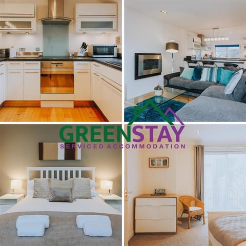 "The Penthouse Newquay" by Greenstay Serviced Accommodation - Stunning 3 Bed Apt With Parking & Sun Terrace - The Perfect Choice For Families, Small Groups & Business Travellers - Newly Refurbished - Close To Beaches, Shops & Restaurants Condo in Newquay