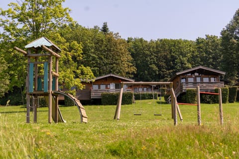 Spring, Day, Natural landscape, Children play ground, Garden, Garden view