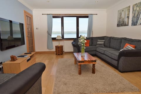 Living room, Seating area, Sea view