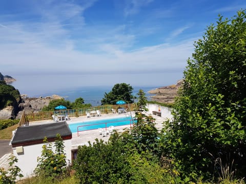 Natural landscape, Sea view, Swimming pool