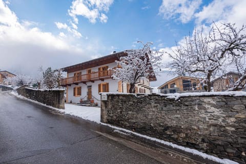 Property building, Winter, Mountain view