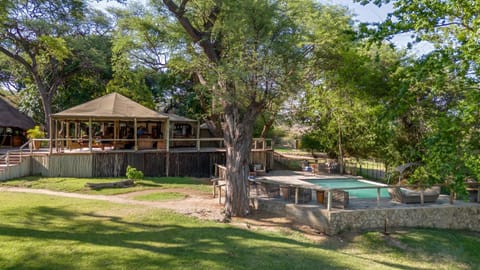 Property building, Garden view