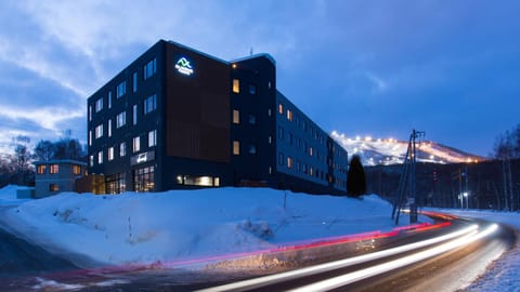 Property building, Night, Neighbourhood, Winter