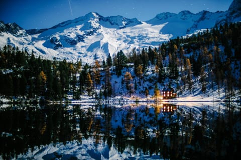 Natural landscape, Winter, Lake view