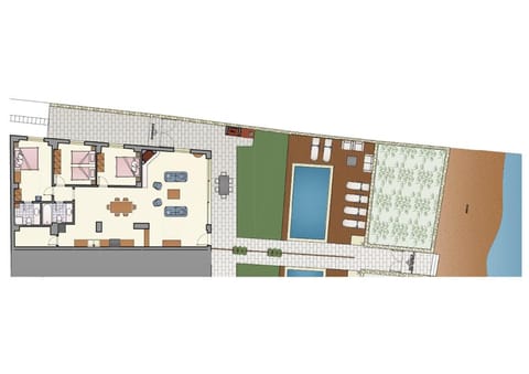 Property building, Photo of the whole room, Floor plan