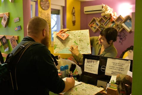 Staff, Lobby or reception, Guests