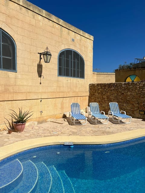 Swimming pool, Inner courtyard view, sunbed