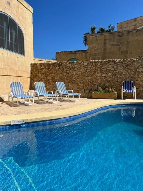 Swimming pool, Inner courtyard view, sunbed