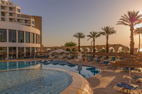 Swimming pool, Sunset