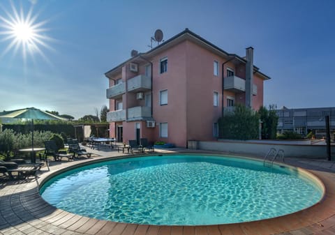 Property building, Day, Pool view, Swimming pool, sunbed