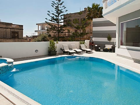 Patio, BBQ facilities, Swimming pool