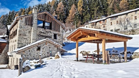 Natural landscape, Winter, Inner courtyard view