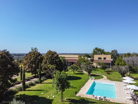 Property building, Bird's eye view, View (from property/room), Garden view, Pool view, Swimming pool