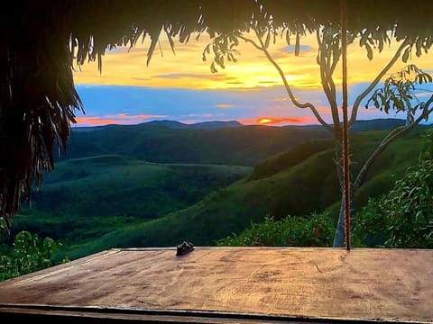 Natural landscape, Mountain view, Sunset