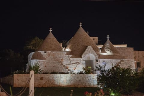 Property building, Night, Garden, View (from property/room), Garden view, Garden view, Landmark view