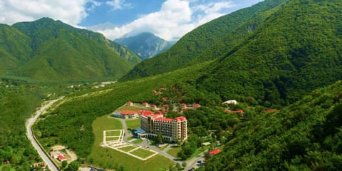 Property building, Natural landscape, Mountain view