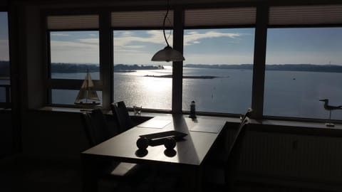 Ostseefjord-Schlei-Blick im Wikingturm Apartment in Schleswig