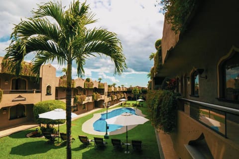 Patio, Garden view, Pool view