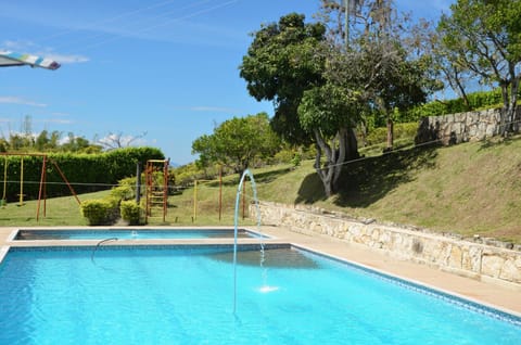 Day, Natural landscape, Children play ground, Garden, Garden view, Pool view, Swimming pool