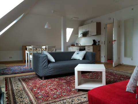 Kitchen or kitchenette, Living room, Photo of the whole room, Dining area