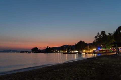 Nearby landmark, Night, Natural landscape, Beach, Sea view, Sunset