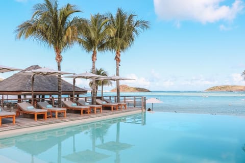 Sea view, Swimming pool, sunbed