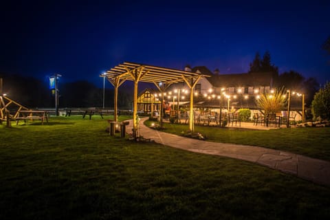 Night, Garden, Garden view