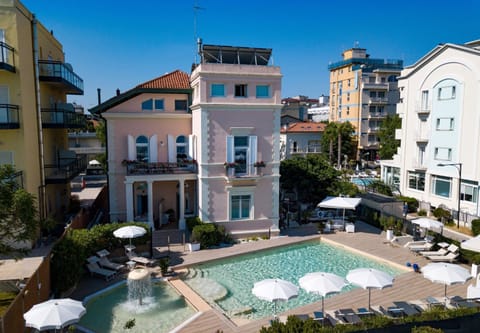 Property building, Pool view, Swimming pool