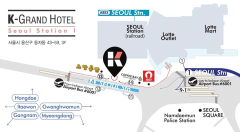 K-Grand Hotel Seoul Hostel in Seoul