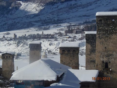 Winter, City view, Mountain view, Street view