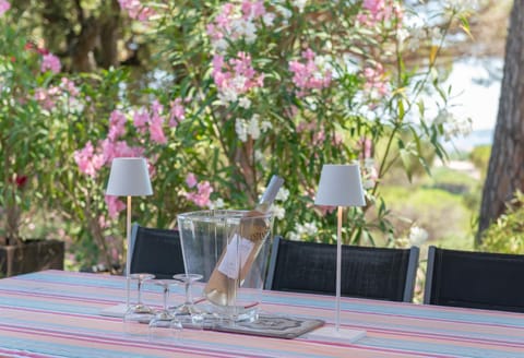 Patio, Dining area, Garden view