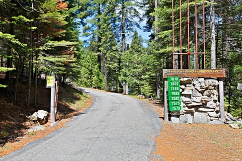 Little Ahwahnee Inn Entrance to Yosemite House in Fish Camp
