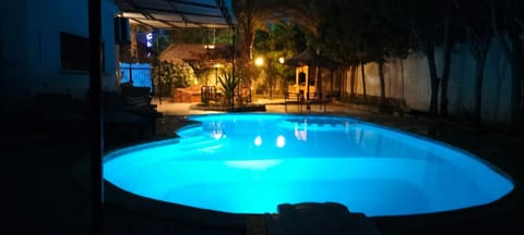 Night, Pool view