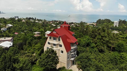 Facade/entrance, Bird's eye view